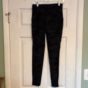 lululemon athletica Black Camo Leggings